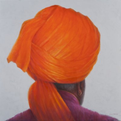 Saffron Turban, 2014 by Lincoln Seligman